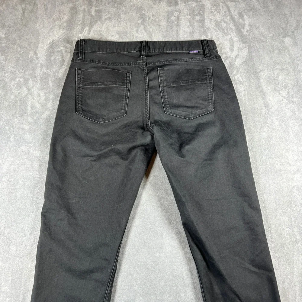 Patagonia Womens Size 6 Organic‎ Cotton Slim Fit 5-Pocket Pants Forge Grey